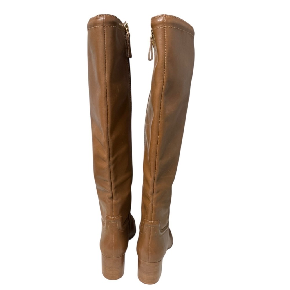 Alexandre Birman Brown Leather Heeled Knee High Boots Women Size EU 41 - Picture 5 of 12